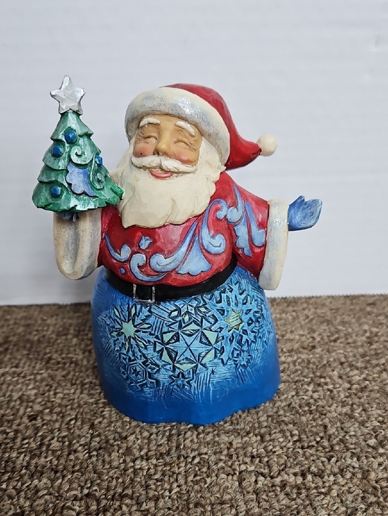 Jim Shore Other - Heartwood Creek Jim Shore Santa 5" "O Christmas Tree, I Love Thee"